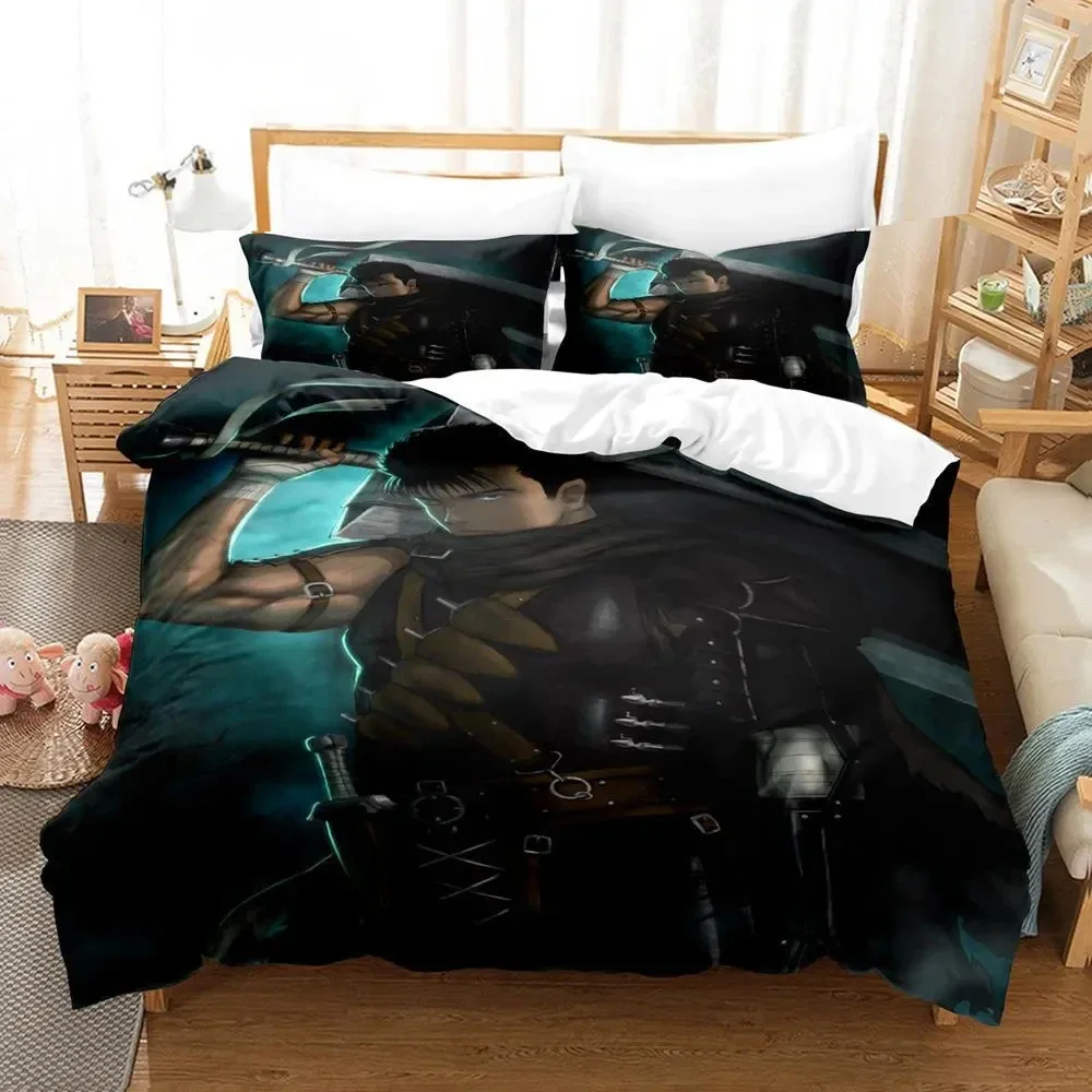 Anime Berserk Guts Retro Bedding Set