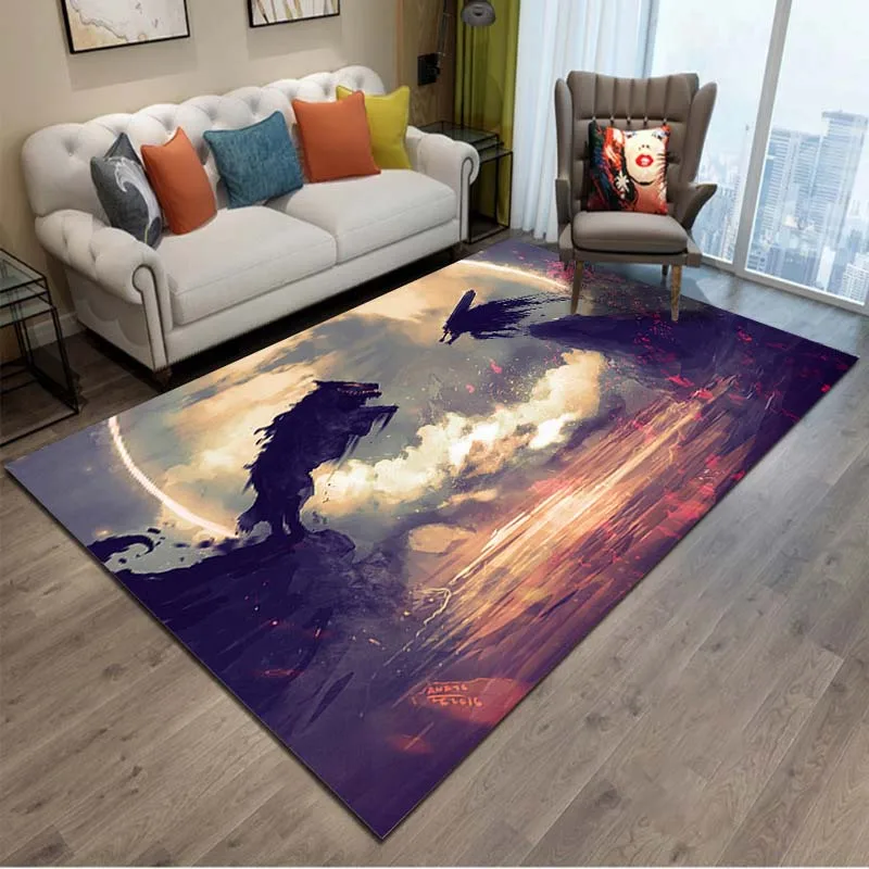 Berserk Anime Retro Carpet Living Room Decor Bedroom Rug