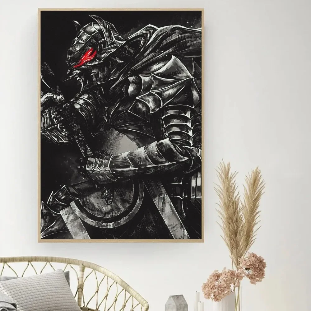 Berserk Hot Design Vintage Movie Poster Wall Art