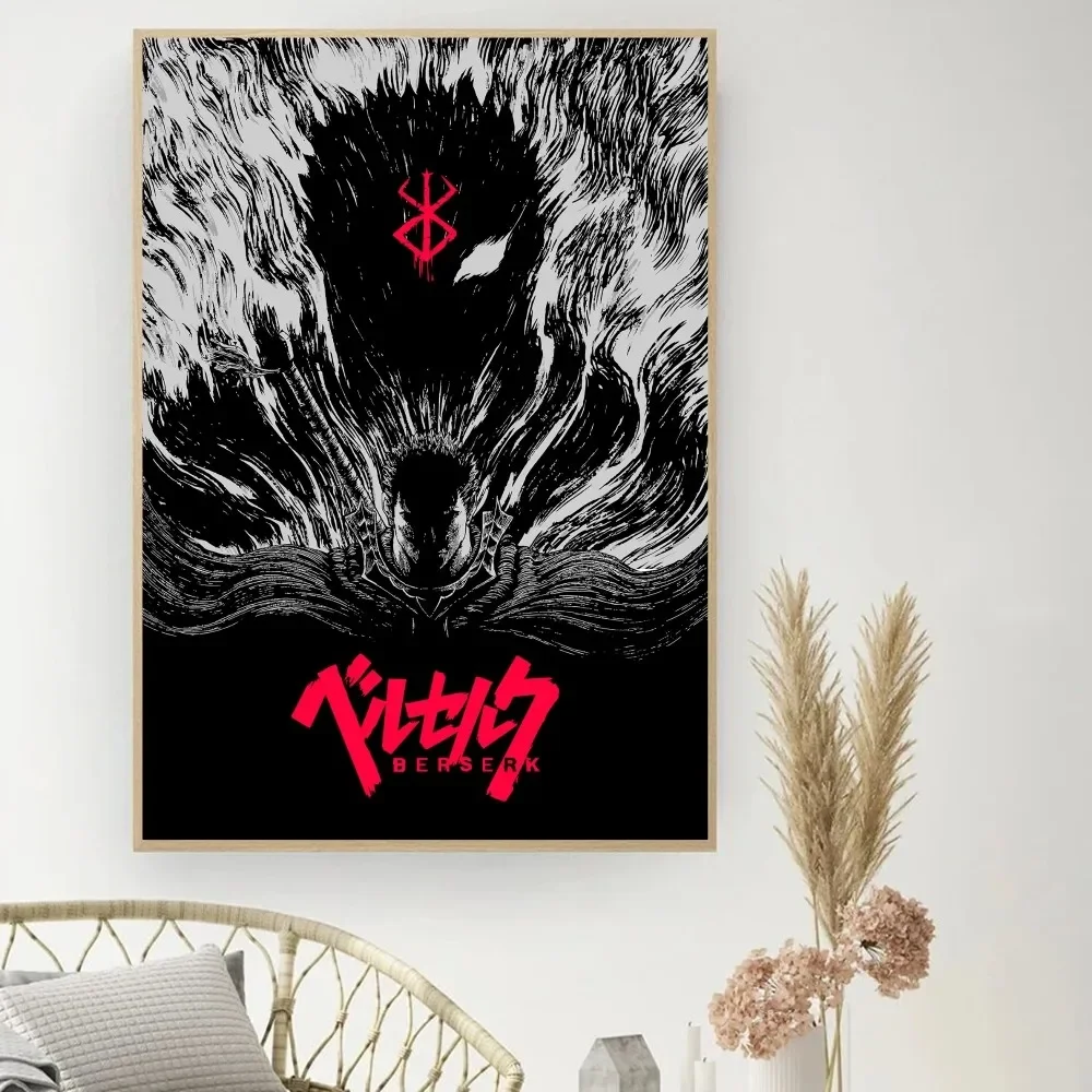 Berserk Hot Manga Vintage Movie Poster Wall Art