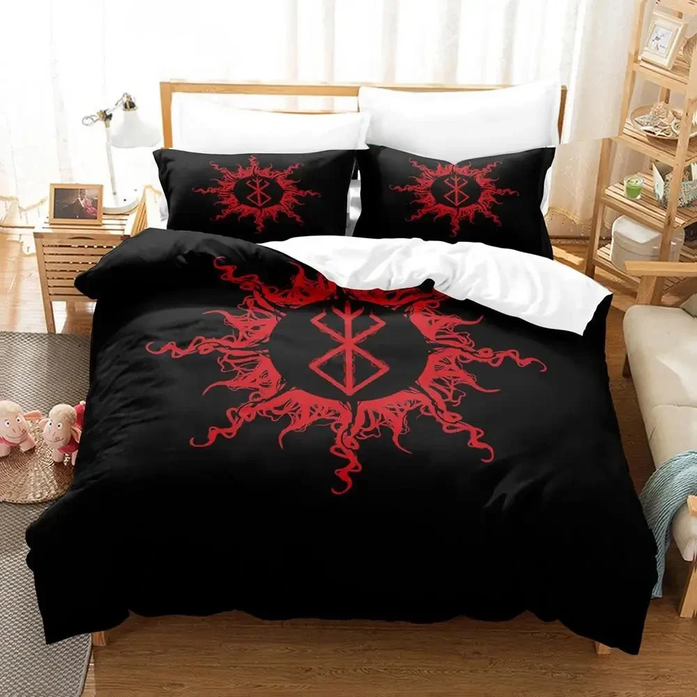 Anime Berserk Logo Bedding Set