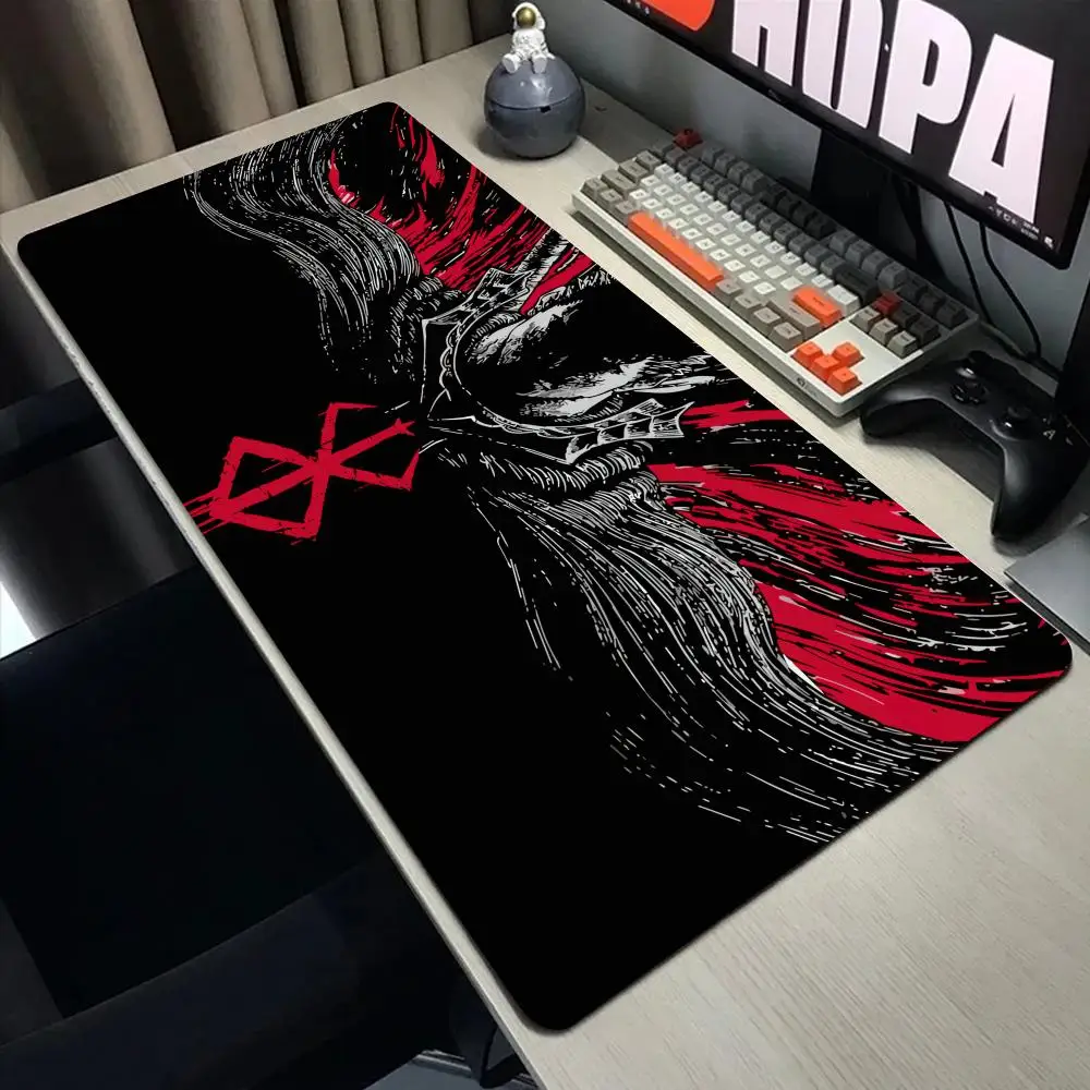 Berserk Guts And Logo Top Gamer Gaming Mouse Pad
