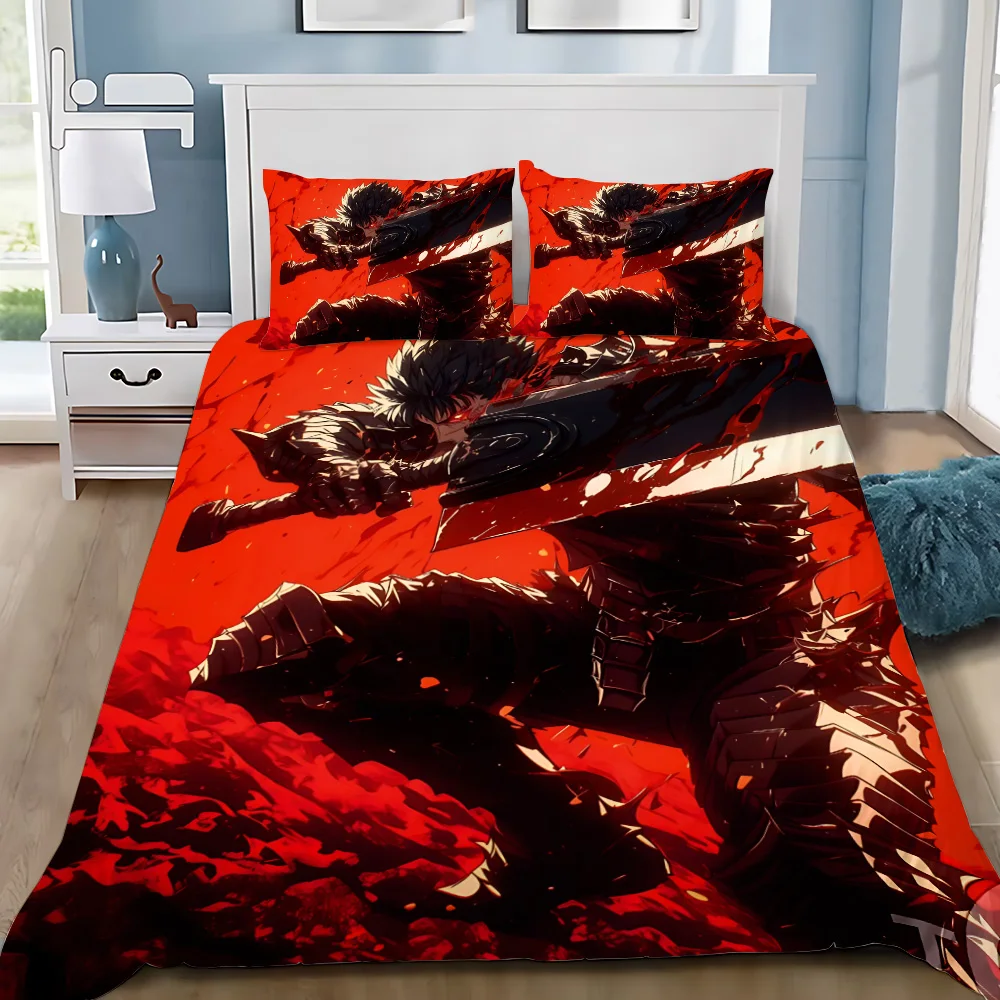 Berserk Anime Color Bedding Set Cartoon