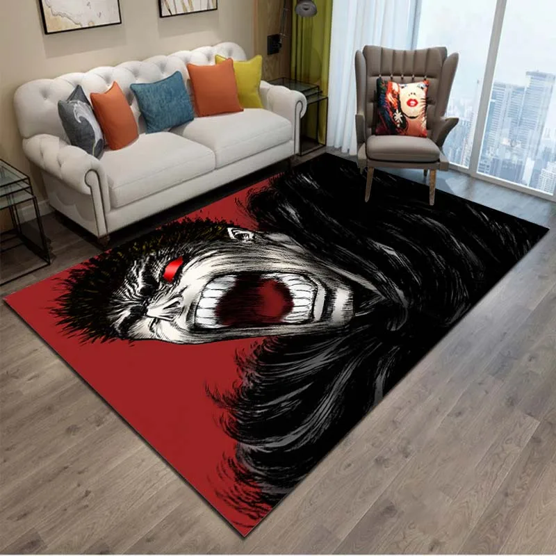 Berserk Anime Guts Carpet Unique Decor Bedroom Rug