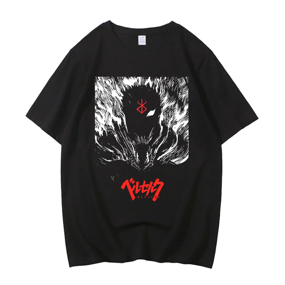 Berserk Guts Anime T-Shirt Men