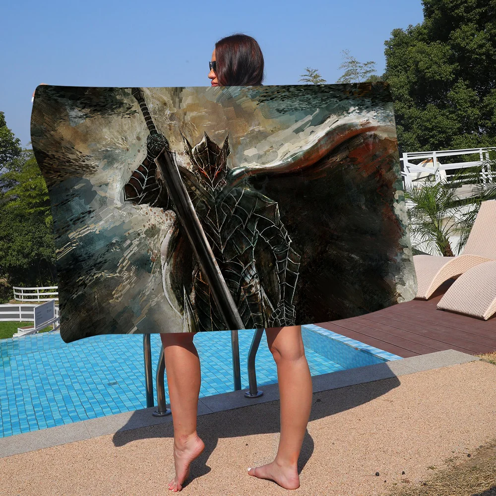 Berserk Unique Beach Towel Cartoon Cute Summer