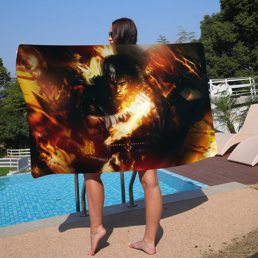 Best Berserk Beach Towel Cartoon Cute Summer