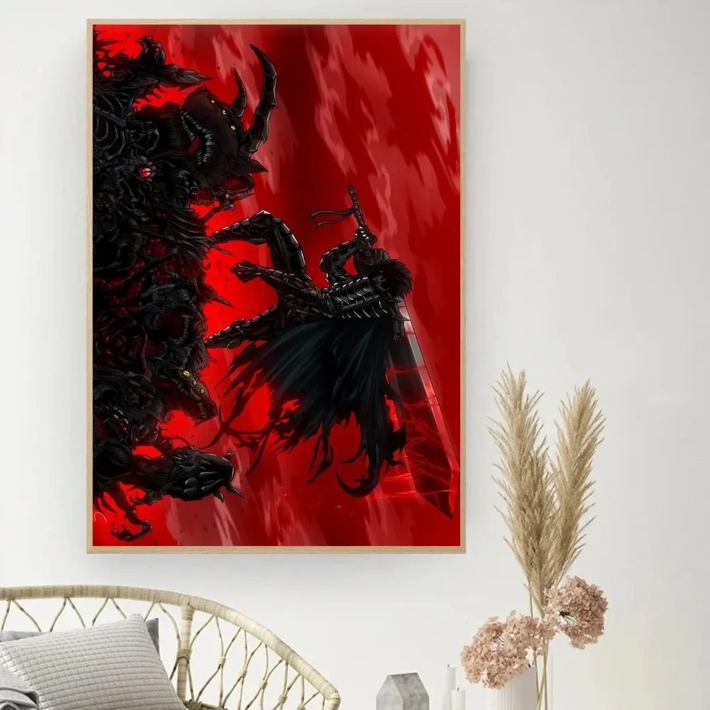 Berserk Hot Vintage Movie Poster Wall Art