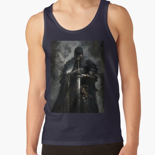 Dark Knight With Sword Tank Top - Image 6