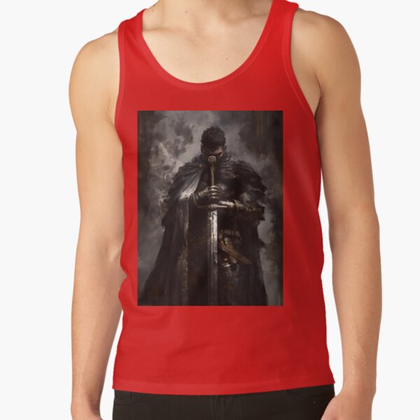 Dark Knight With Sword Tank Top - Image 5