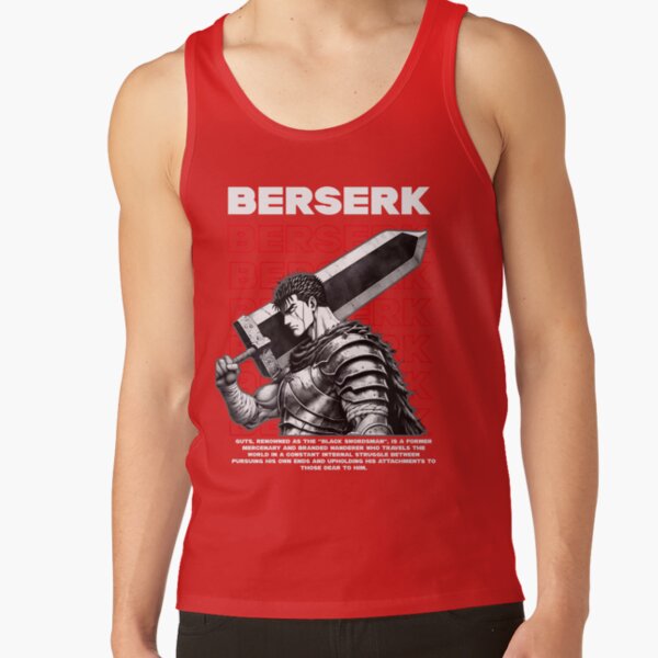 Berserk Guts With His Sword Tank Top - Image 4
