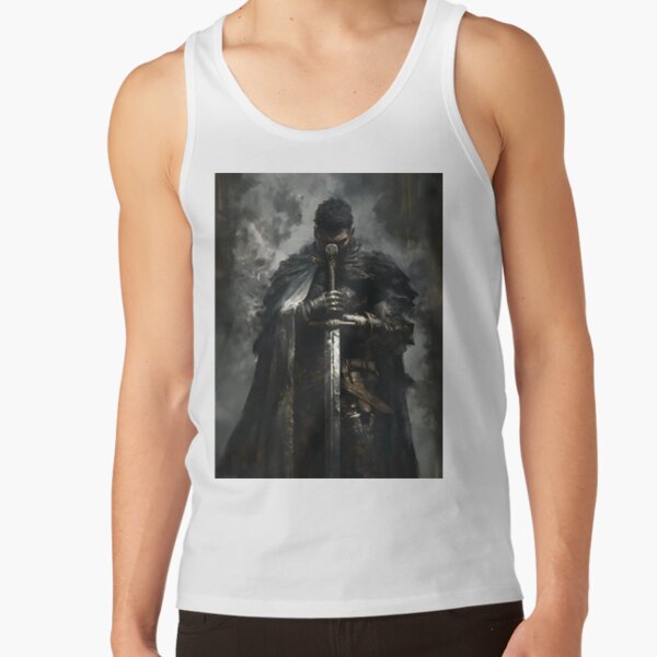 Dark Knight With Sword Tank Top - Image 2