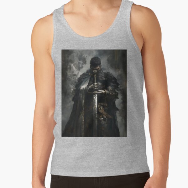 Dark Knight With Sword Tank Top - Image 4