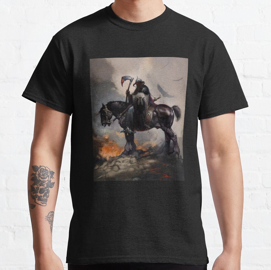 Death Dealer Berserk Dark Fantasy Fantasy Art Fan T-Shirt - Image 6