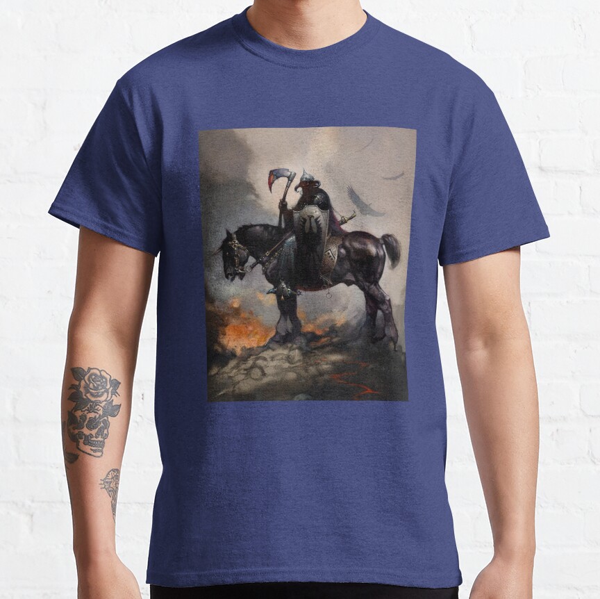 Death Dealer Berserk Dark Fantasy Fantasy Art Fan T-Shirt - Image 4