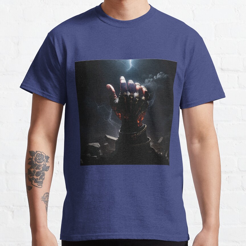 Berserk God Hand Colour Illustration T-Shirt - Image 5