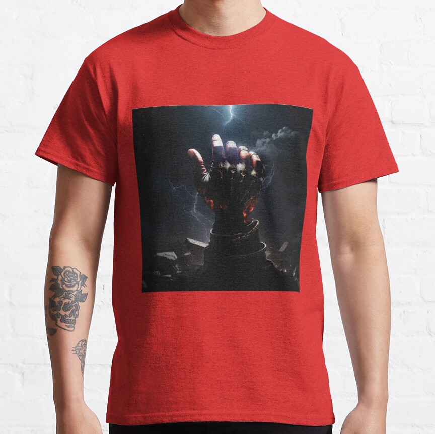 Berserk God Hand Colour Illustration T-Shirt - Image 4