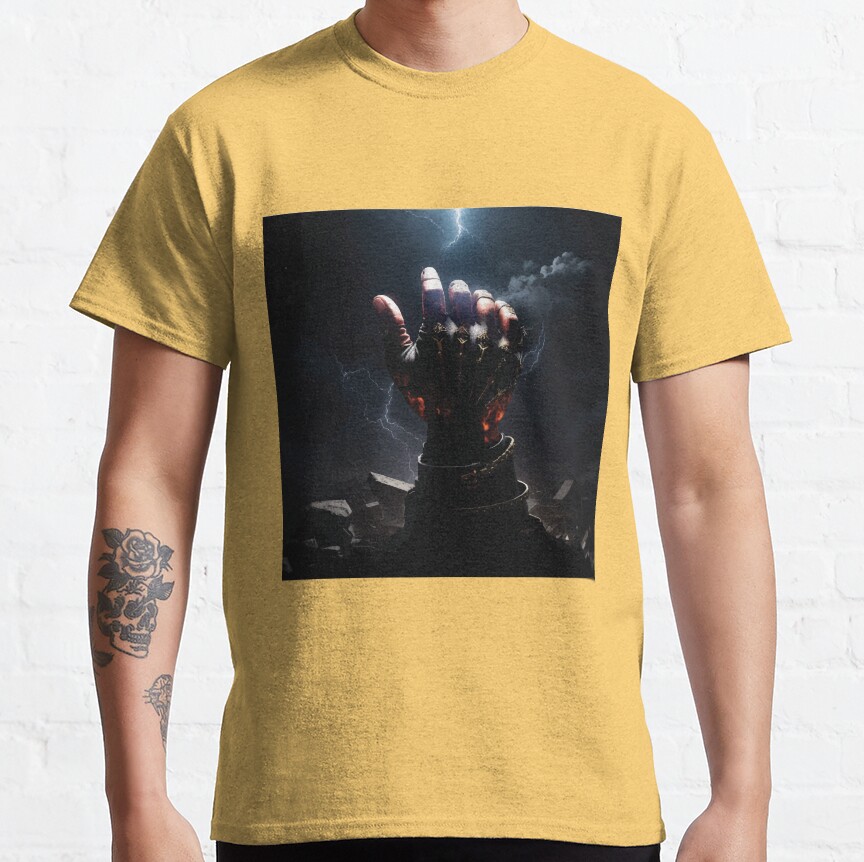 Berserk God Hand Colour Illustration T-Shirt - Image 2