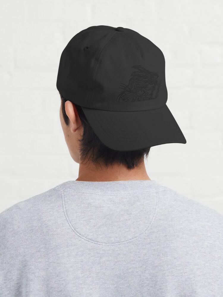 Black Berserk Axolotl Warrior Cap - Image 3
