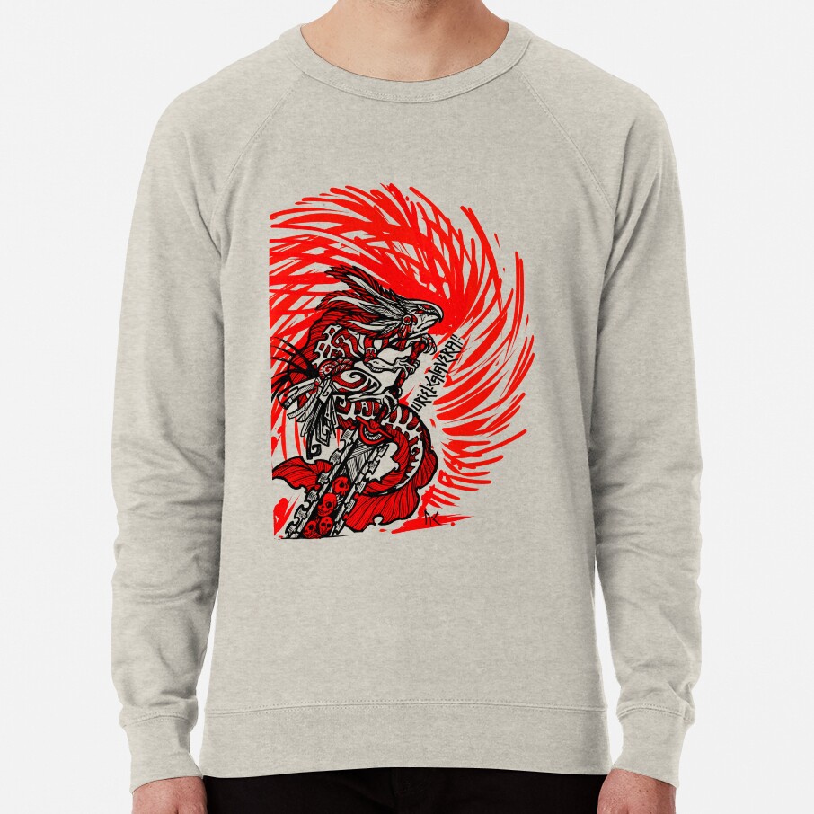 Red Warrior Axolotl Berserk Sweatshirt - Image 6
