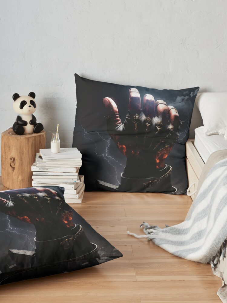 Berserk God Hand Colour Illustration Throw Pillow - Image 2