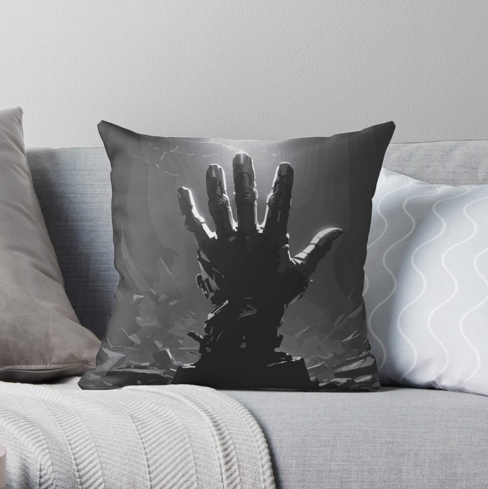 Berserk God Hand Throw Pillow