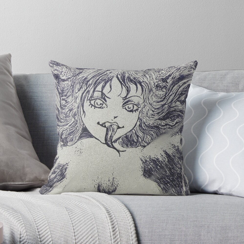 Medusa Berserk Throw Pillow