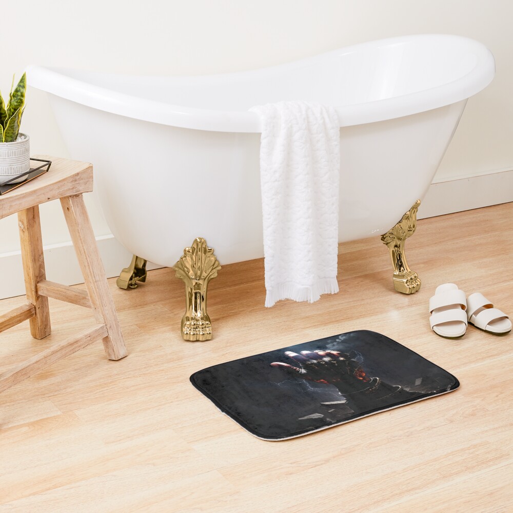Berserk God Hand Colour Illustration Bath Mat - Image 2