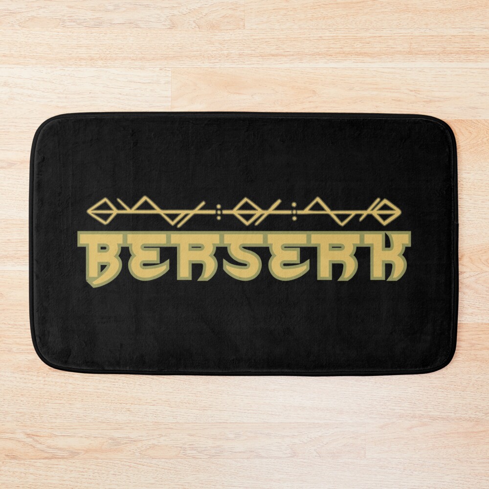 Berserk Nordic Mythology Norse Valhalla Bath Mat