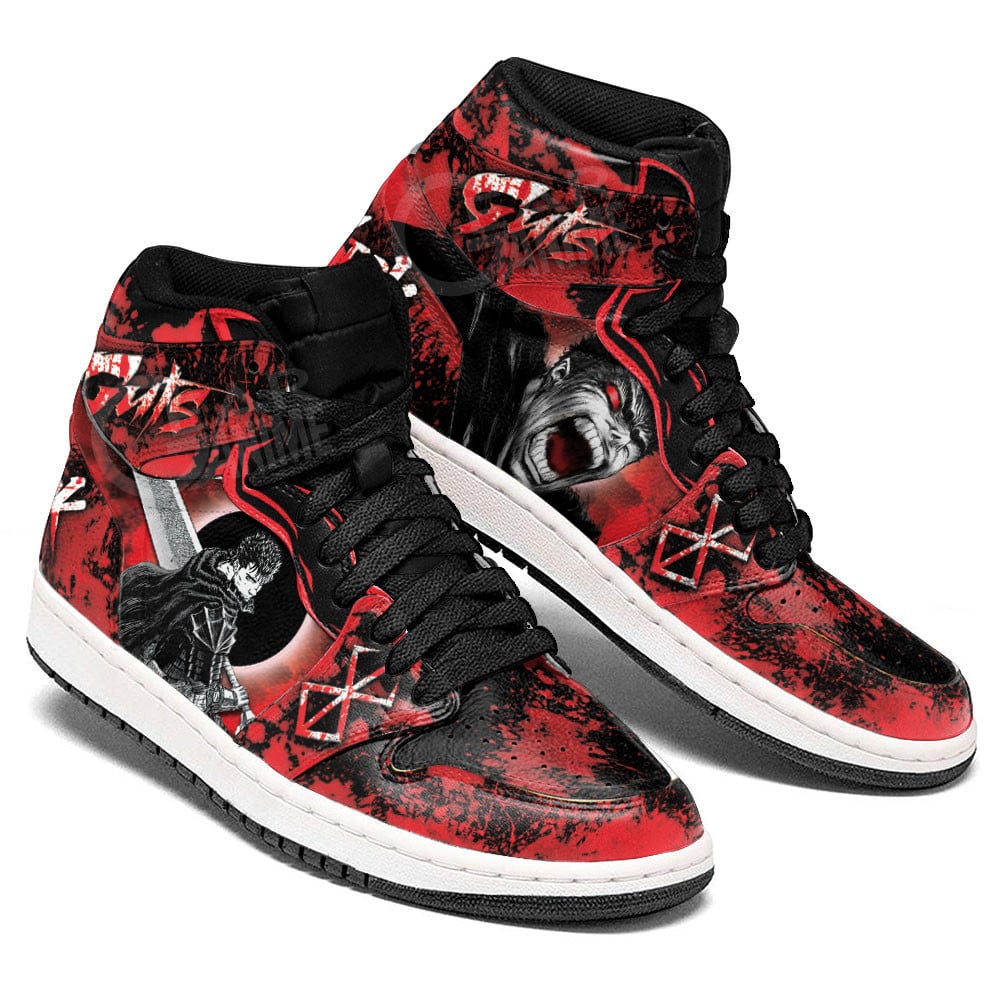 Guts J1s Sneakers The Black Swordsman - Image 2