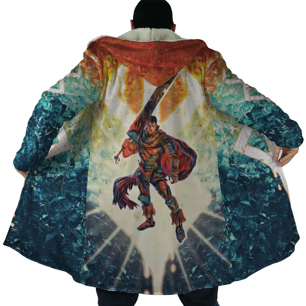 Black Swordsman Guts Berserk Dream Cloak Coat - Image 6