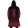 Brand of Sacrifice Berserk AOP Hooded Cloak Coat BACK Mockup - Bersek UK Shop
