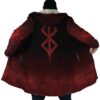 Brand of Sacrifice Berserk AOP Hooded Cloak Coat NO HOOD Mockup - Bersek UK Shop
