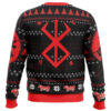 Christmas Red Guts Berzerk men sweatshirt BACK mockup - Bersek UK Shop