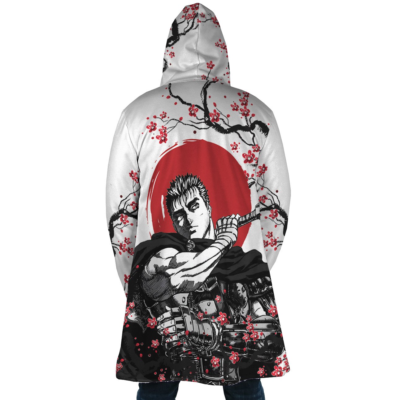 Guts Cherry Blossom Berserk Dream Cloak Coat - Image 6