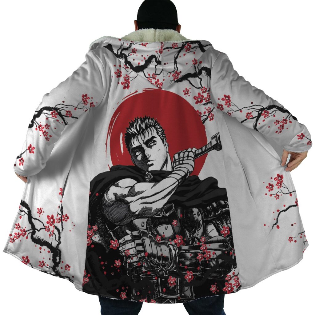 Guts Cherry Blossom Berserk Dream Cloak Coat - Image 4